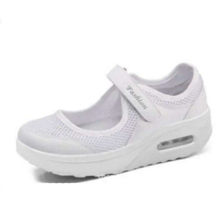 Women's Light Fashion Breathable Mesh Wedge Heels Shoes Casual Outdoor Sports Running Designer Sneakers