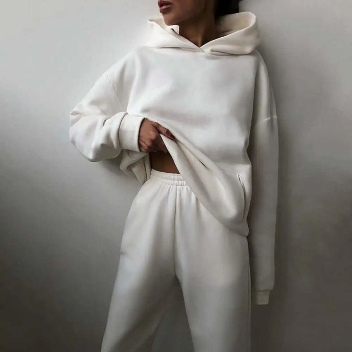 Fiona Women's Tracksuit Set | Soft Velour Fabric, Relaxed Fit