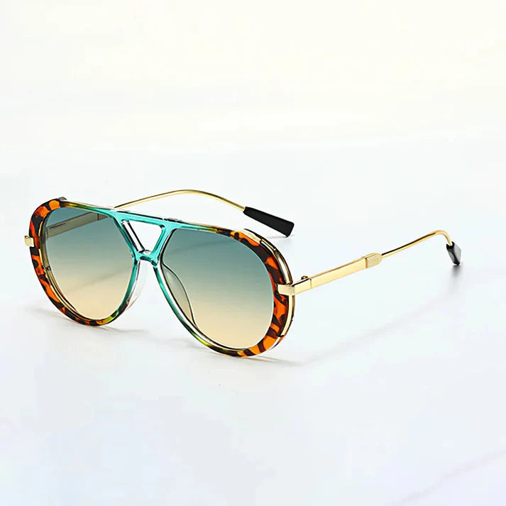 Nora Women's Aviator Sunglasses | UV400 Protection, Vintage-Inspired