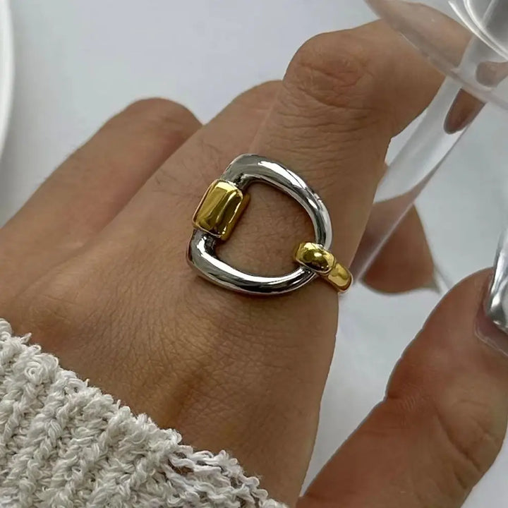 Dorra Women's Adjustable Ring | Minimalist Geometric Design