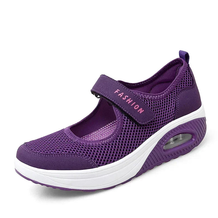 Women's Light Fashion Breathable Mesh Wedge Heels Shoes Casual Outdoor Sports Running Designer Sneakers