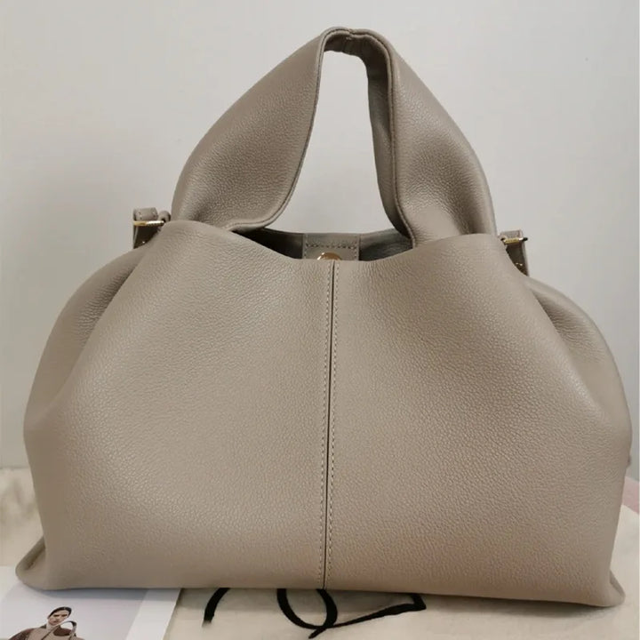 Elysian Women's Handbag | Premium PU, Elegant Ruched Design