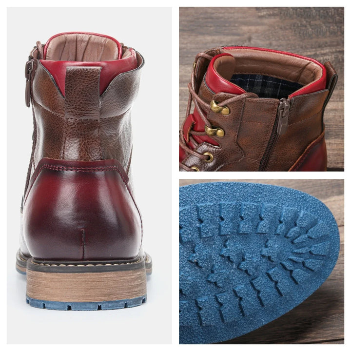 Hank Men's High-Top Boots | Premium Leather, Durable Design