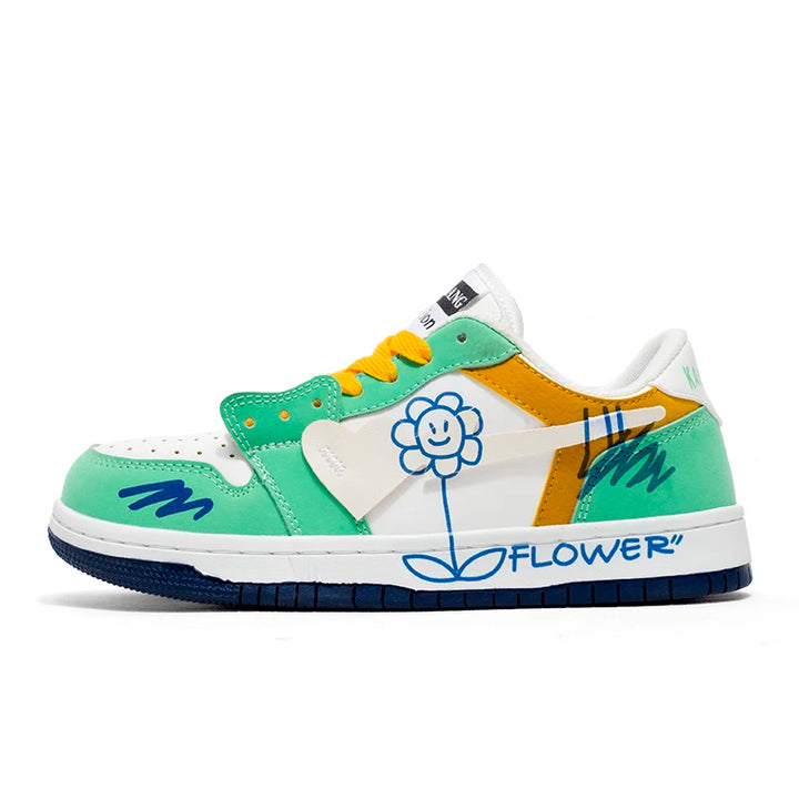 Crisp Women's Sneakers | Breathable Fabric, Cushioned Sole, Stylish White Design