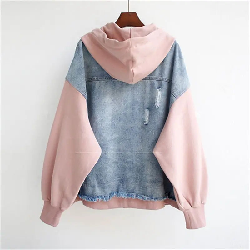 Milo Women's Hoodie | Denim Blend, Casual Two-Piece Design
