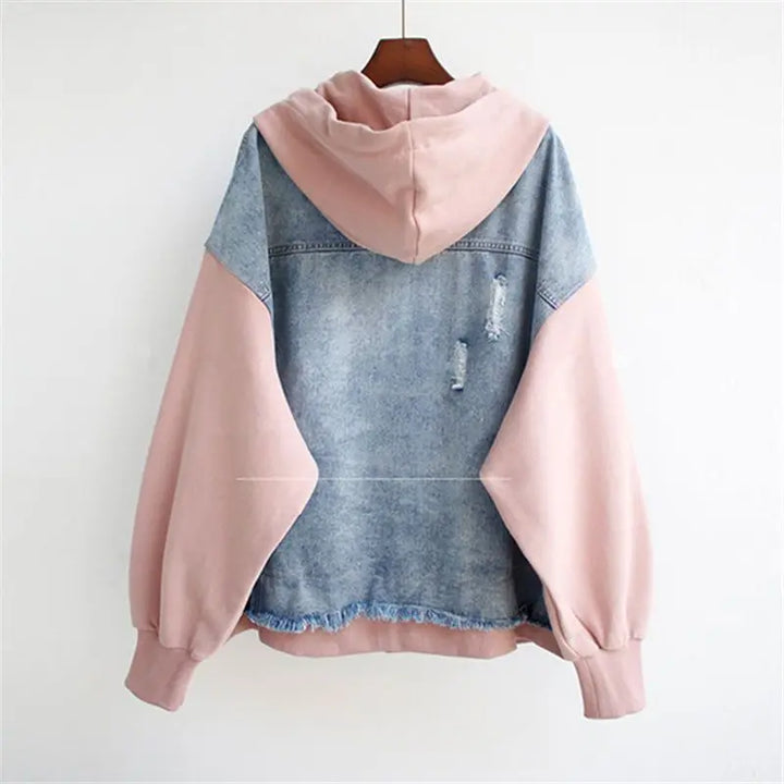 Milo Women's Hoodie | Denim Blend, Casual Two-Piece Design
