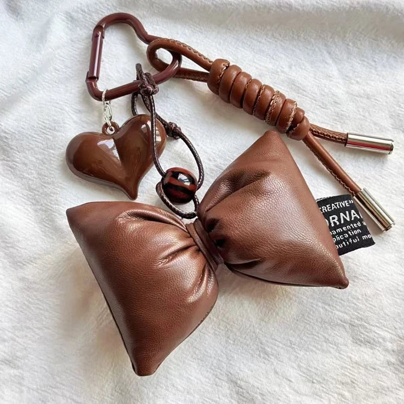 Hera Women's Leather Charm | Handcrafted Vintage Style, Brown