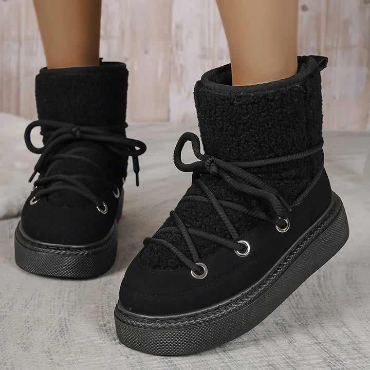 Teddy Women's Snow Boots | Insulated Faux Shearling