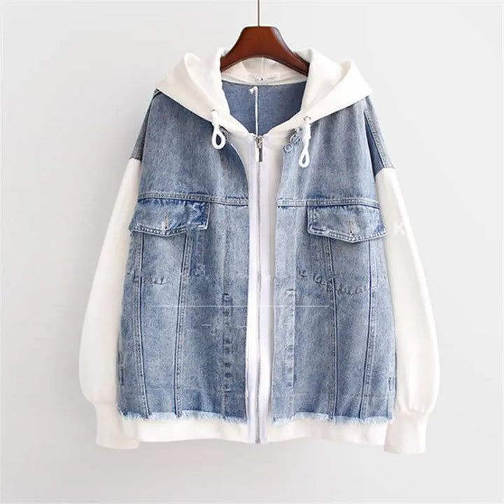Milo Women's Hoodie | Denim Blend, Casual Two-Piece Design