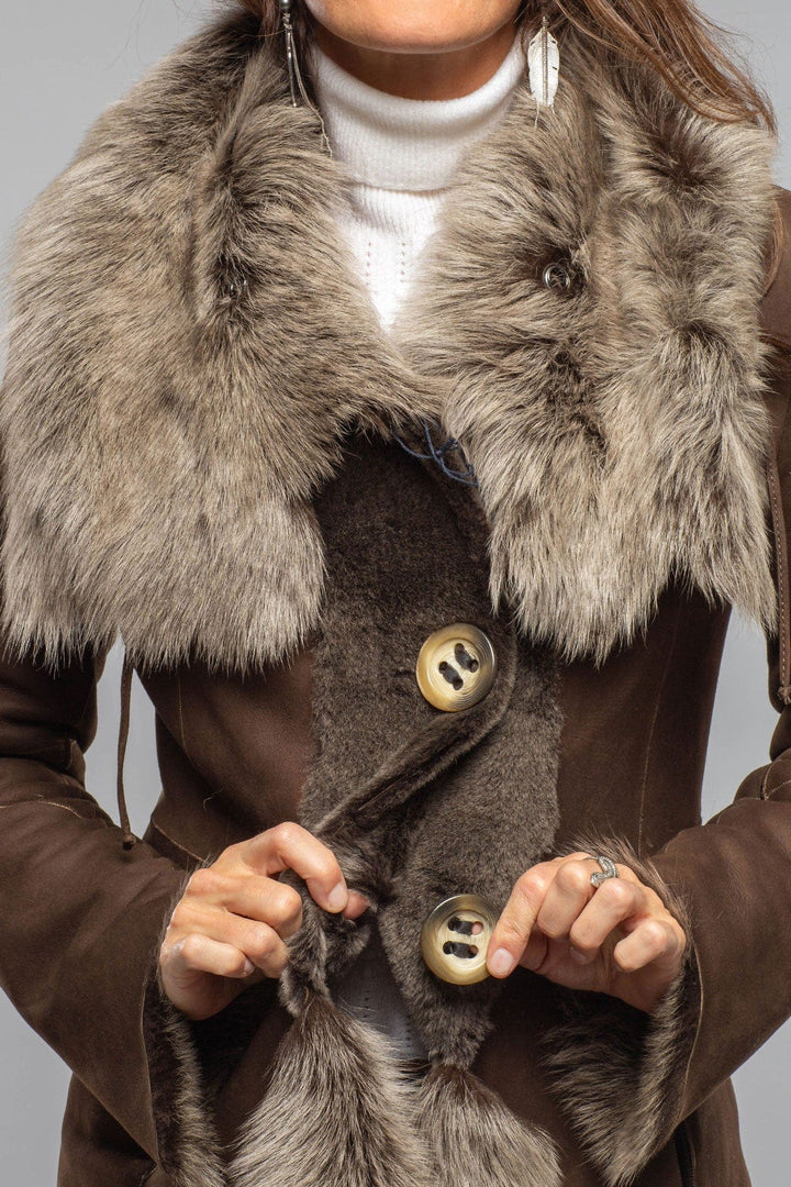 Wild Reversible Shearling In Selva