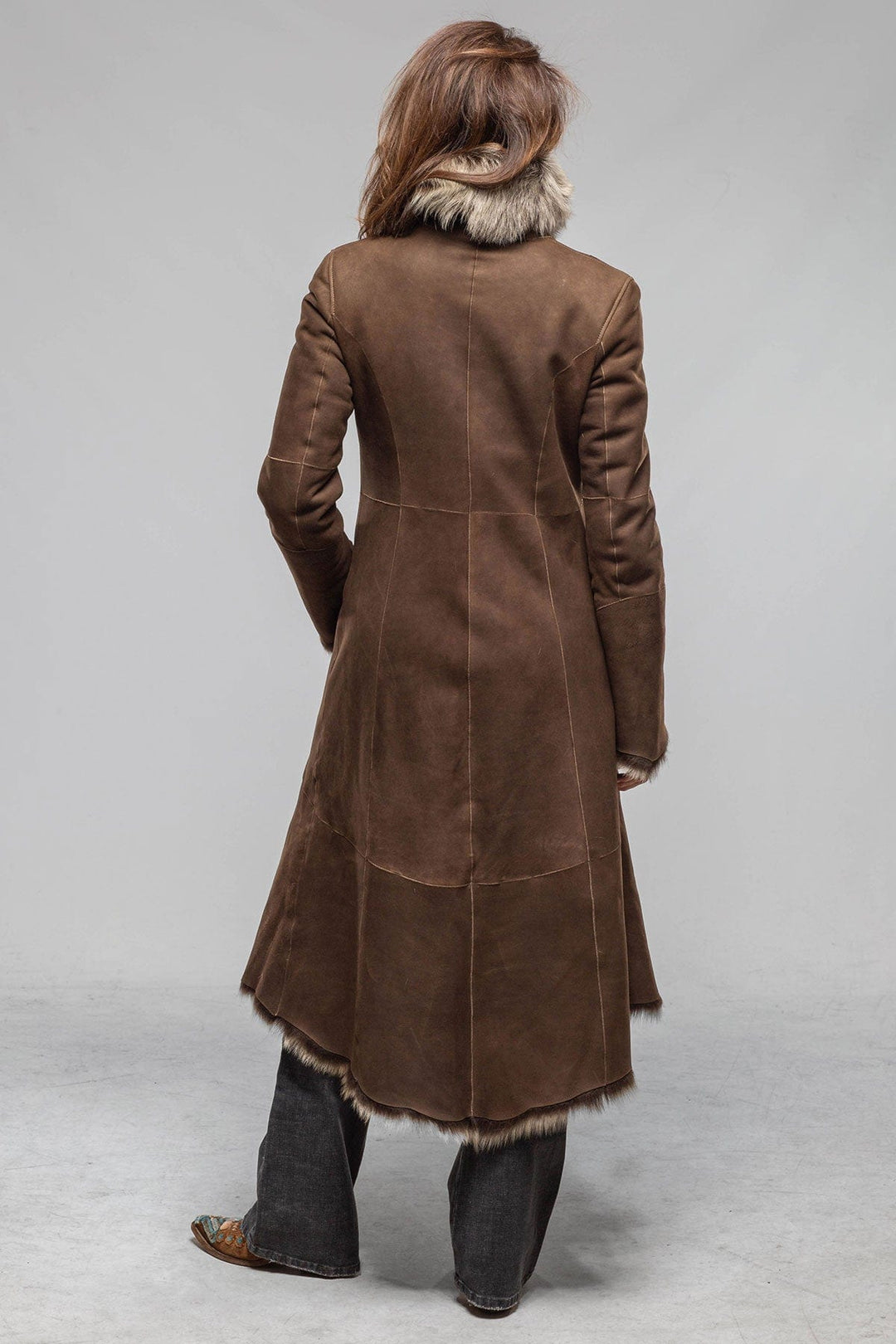 Wild Reversible Shearling In Selva