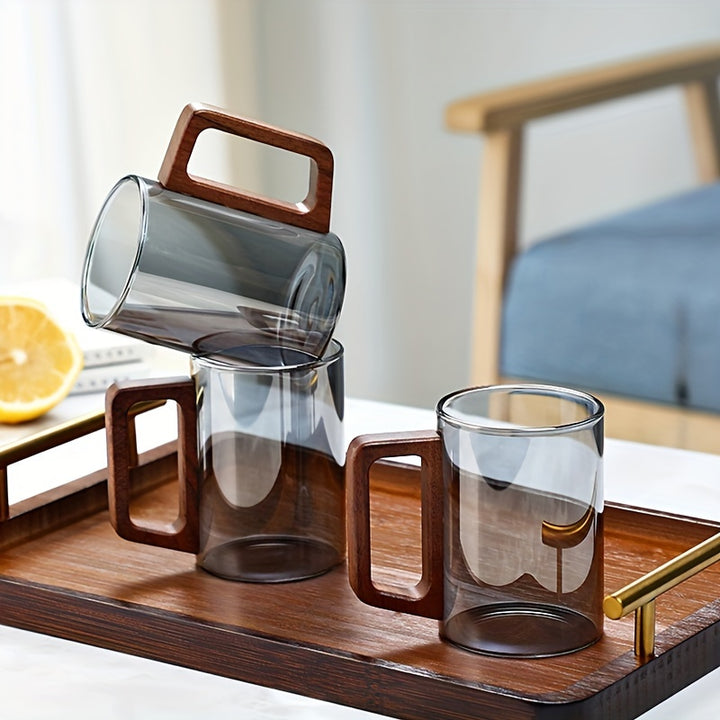 Tina Ergonomic Mug | Heat-Resistant Glass, Nordic Design