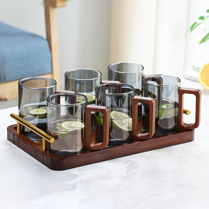 Tina Ergonomic Mug | Heat-Resistant Glass, Nordic Design