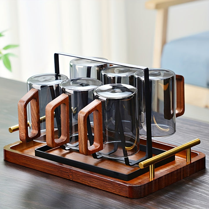 Tina Ergonomic Mug | Heat-Resistant Glass, Nordic Design
