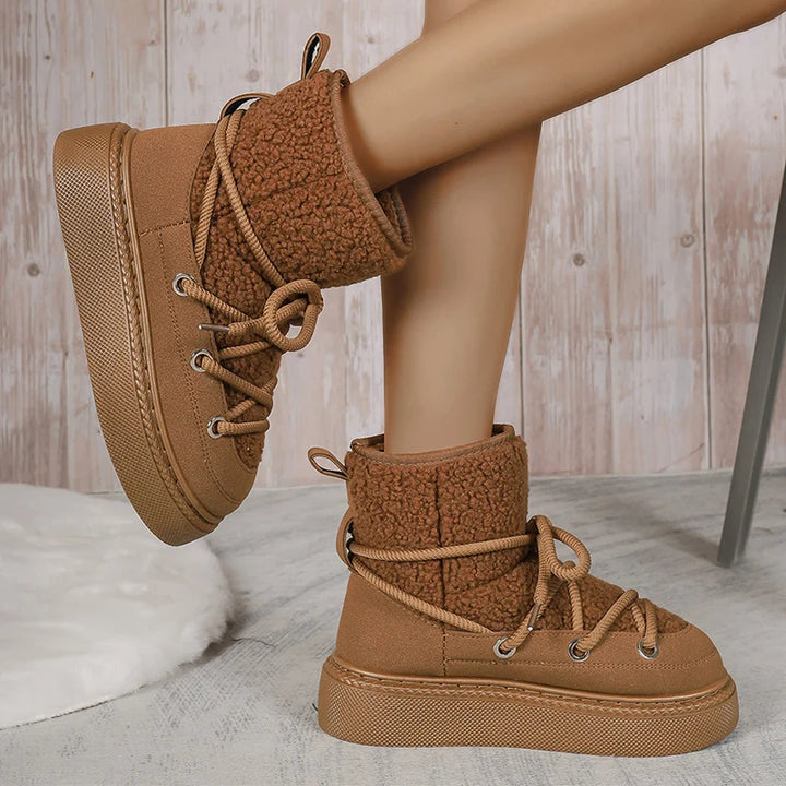 Teddy Women's Snow Boots | Insulated Faux Shearling