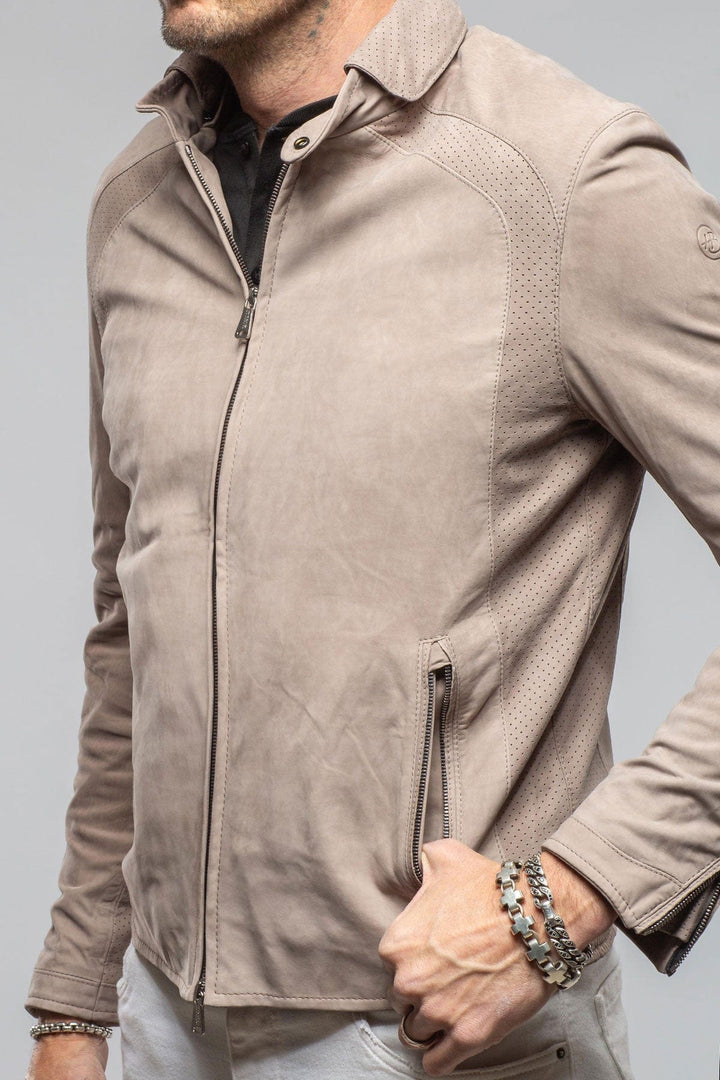 San Remo Race Jacket In Grey Sand