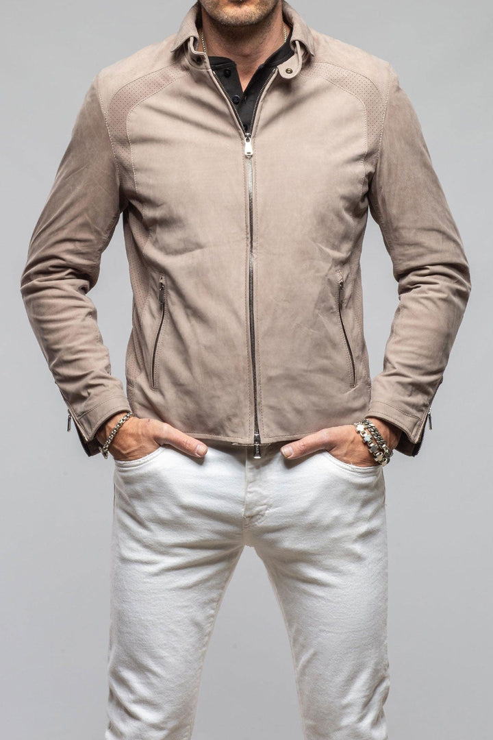 San Remo Race Jacket In Grey Sand